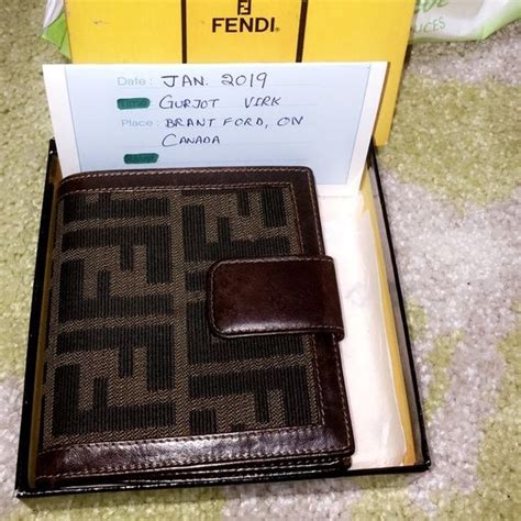 preloved fendi wallet|authentic Fendi wallet.